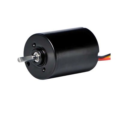통합 드라이버와 함께 28mm PMDC 브러쉬리스 모터 5.1W 12V 24V 펌프 전기 창문 커튼을위한 고전력 BLDC 모터