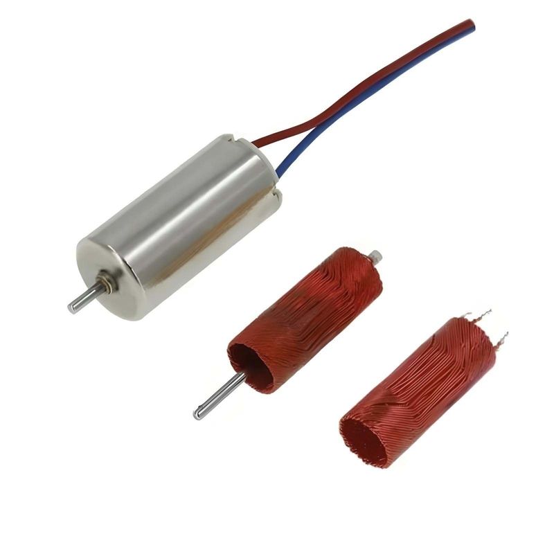 DC 고속 붓 모터 8mm 0.3mNm 8620rpm 2.4V 안정적인 작동