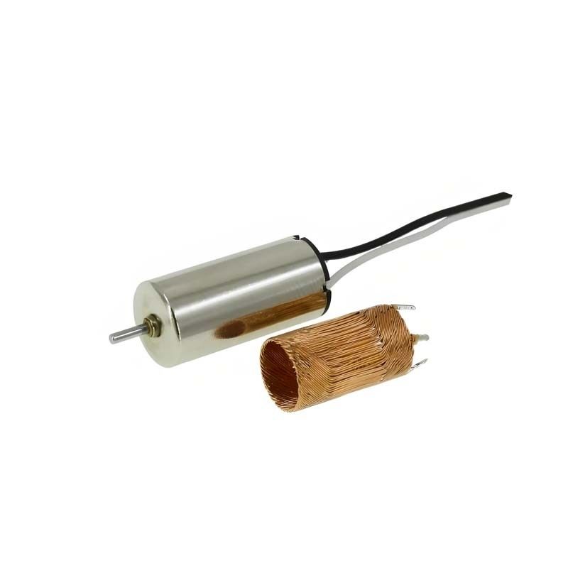 8mm Brushed Coreless DC 모터 탄소 0.3mNm 8620rpm 2.4V 피로 저항