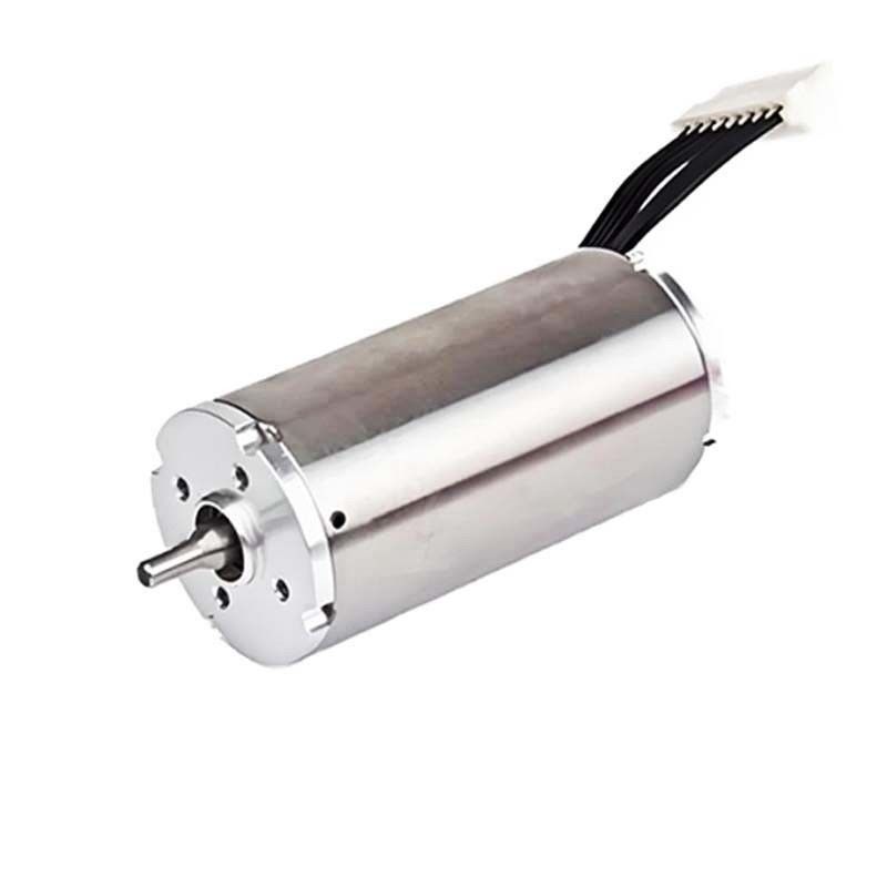 최소 유지보수 슬롯 없는 브러시 없는 모터 28mm 코어 없는 브러시 없는 모터 48v 46W 13786rpm